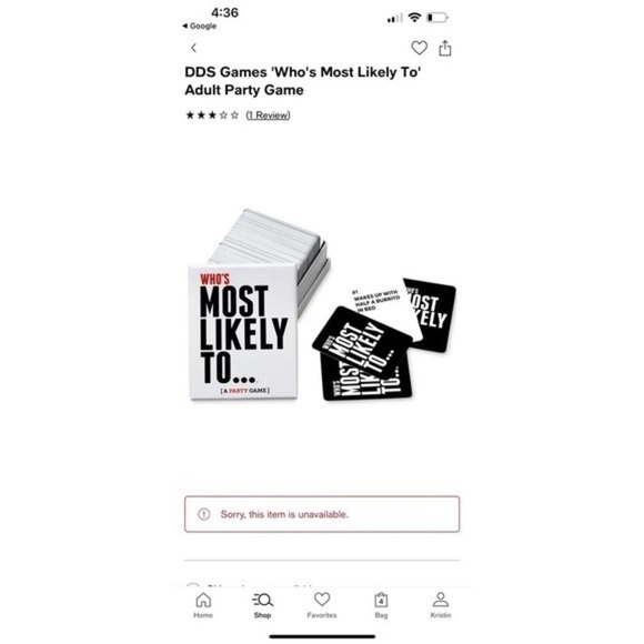 Who's Most Likely‎ To Adult Party Game Sealed Box - Picture 4 of 4